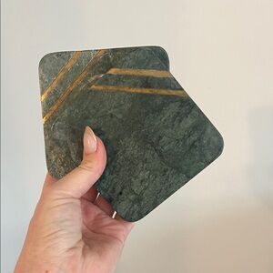 Set of 2 marble coasters